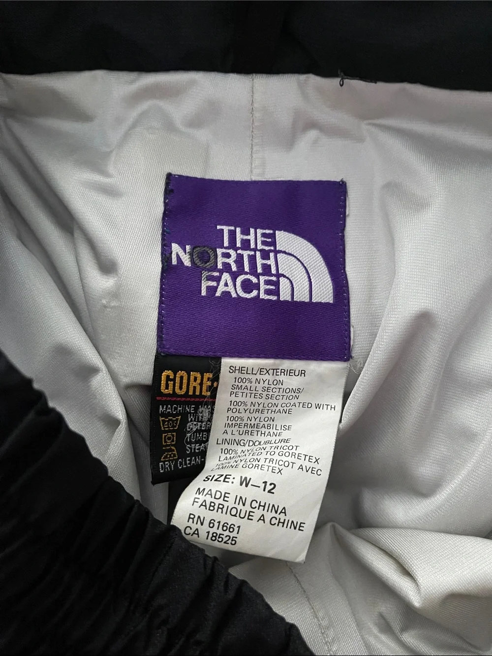 The North Face Black Snow Pants Women’s 12